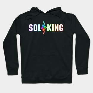 SOL KING LOGO - WHITE TEXT Hoodie